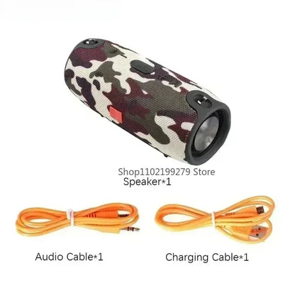 3600mAh 40W TWS Bluetooth Speaker Waterproof Portable PC column bass Music Player Subwoofer Boombox with BT AUX TF usb