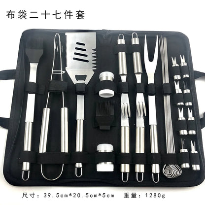 BBQ Tools Set Barbecue Grilling Utensil Accessories Camping Outdoor Cooking Tools BBQ Grill Accessories Kit Barbecue Utensils