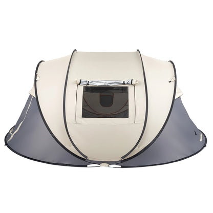 4-Person No-Install Pop Up Tent, Universal for Camping & Fishing