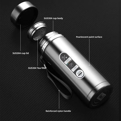 500ML LED Temperature Display Stainless Steel Thermos Sports Thermos Keep Hot and Cold Hot and Cold Insulated Cup