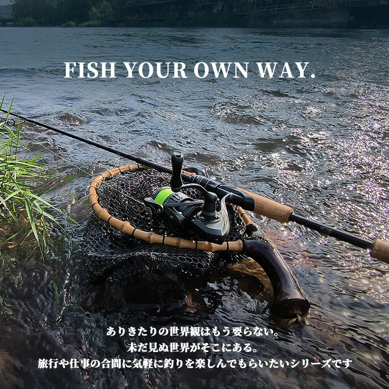 TSURINOYA Travel Fishing Rod RANGER 2.08m 2.09m 2.21m L-ML、ML-M FUJI A Guide Fast Action Portable Spinning Casting Bass Rod