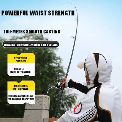 3.0M-4.2M Carp Telescopic Fishing Rod,30-200g Lure Rod,40T Carbon Surf Spinning Rod,Saltwater Freshwater Distance Throwing Rod