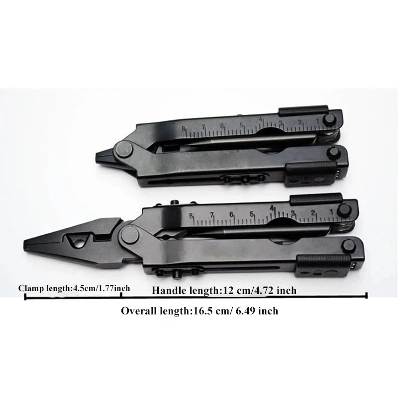 1PC，Multi-functional Combination pliers Outdoor Tools Screwdriver Stainless Steel Folding Repair Hand Tools Hiking Gear Tools