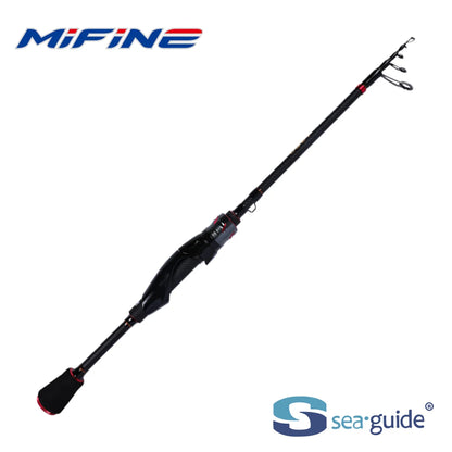 Mifine COZY TELE TROUT Telescopic Travel Fishing Rod 24T Carbon Fiber Lure Weight 0.8-5g UL Tubular Tips Portable Spinning Rods