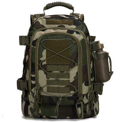 LQARMY 60L Male Travel Tactical backpack  Hiking Camping backpack Expandable Army Backpacks Molle  3 Day Assault Pack Rucksacks