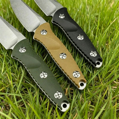 93M Fixed Blade Knife Adventure Jungle Camping Hunting EDC Camping Hiking Knife Cutting Knife Mountaineering Fishing Knife Tool