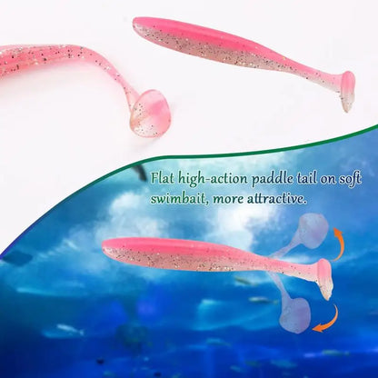 New 50/30/15PC Soft Fishing Lures Kit Silicone Lure Set Artificial Bait Worm with Crank Jig Head Hook Fishing Tackle Accessories