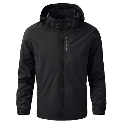 Men's Outdoor Waterproof Raincoat Lightweight Cycling Coat with Hood Streetwear Hiking Windproof Jacket Climbing Outdoor Jackets