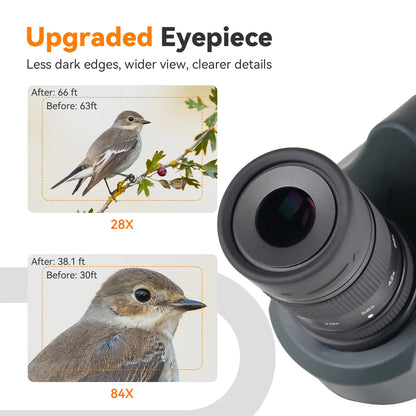 Svbony SV41Pro 28-84x80 Mak Spotting Scope FMC Waterproof Camping Equipment for Bird Watching and Daily Observation