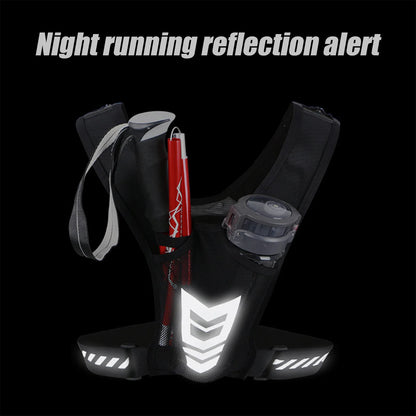 Ultra Light Running Vest with Phone Pocket Water Bottle Holder Breathable Hydration Pack for Outdoor Cycling Hiking Trail
