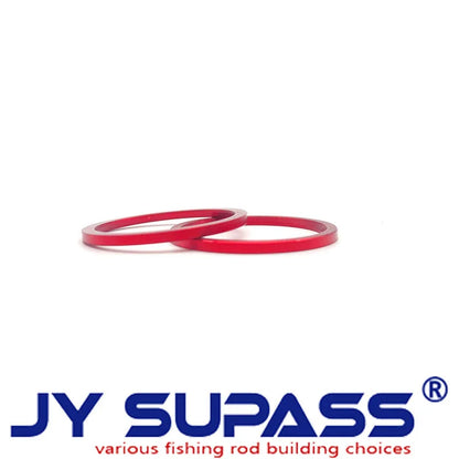 JY SUPASS 5pcs R1 wind check contracted fishing rod building kit trim ring for rod building Fishing Rod aluminum part