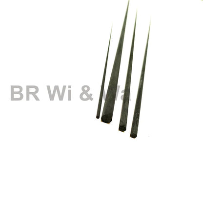 58CM Solid Carbon Rod Tip Blank Rod Building Components Fishing Pole Repair DIY Accessories No Paint 4PCS BR Wi & Wa
