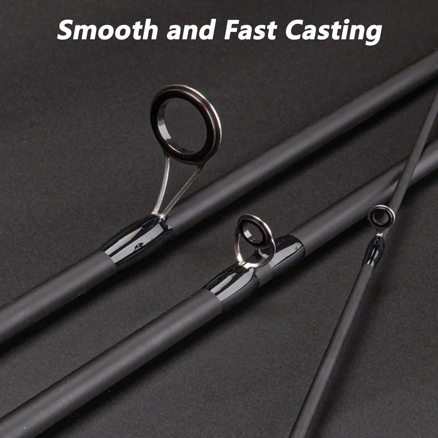 1.98m 2.1m Lure Rod Travel Fishing Rod 4 Section 100% Hight Carbon 4-25g Power Spinning Casting Rod Ultra-Short Portable