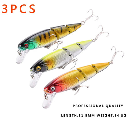 Fishing Lure Tackle Kit Set Hard Bait Artificial Rotating Floating Fishing Minnow Crankbait Wobblers Spinner Sinking Hooks Lures