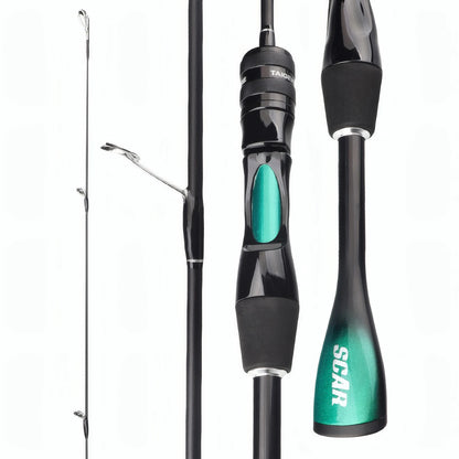 UL Ultra Light Carbon Fiber Lure Fishing Rod Tool for Carp Bass Trout,Spinning Casting Rod,1.8m 1.68m,Small Bait Fishing Pole