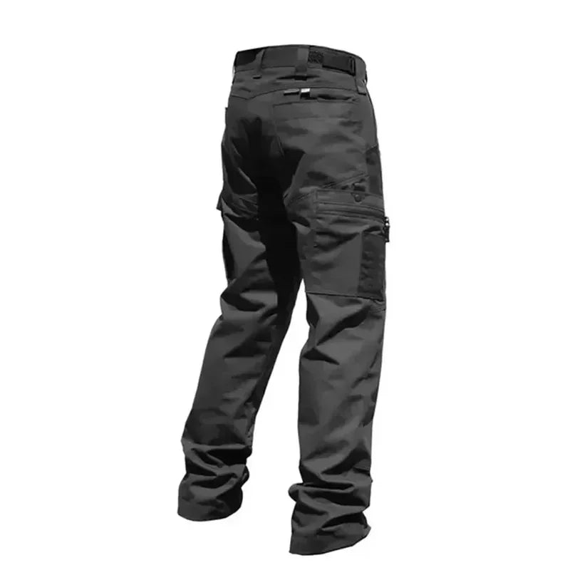 Tactical Pants Mens Outdoor Cargo Trousers Multi-pocket Waterproof Pant Outdoor Workwear Hiking Hunting Pants Wear Resistant