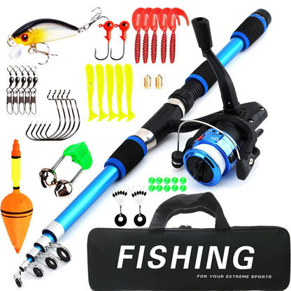 Ultra short rod wheel set 1.8m children's fishing rod and gear set
