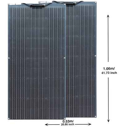 Solar panels 100W 200W 300W 400W Solar Panel Kit or 18V Flexible Mono Photovoltaic Solar plate Power 12V 24V camping car