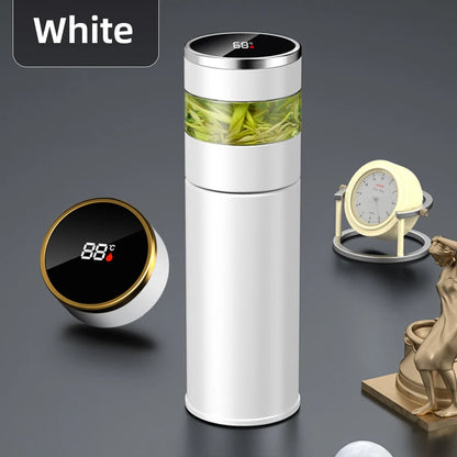 316 Stainless Steel Thermos For Tea Vacuum Insulated Water Bottle Tumbler Tea Infuser Thermos Bottle LED Temperature Display