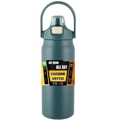 Outdoor Thermos Portable 304 Stainless Steel Thermal Mug Tumbler Vacuum Flasks Cold and Hot Sports Water Bottle with Straw