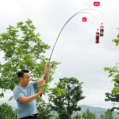 2 Pieces Fishing Rod Tips M / MH,Spinning / Casting Rod,Ultralight Carbon Fiber,1.8m 2.1m 2.4m,Trout / Carp,Baitcasting Lure Rod