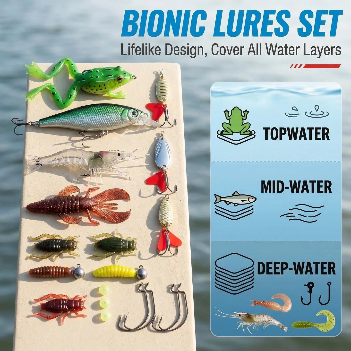 Fishing Lure Kit 83/137/193pcsFor Trout Pike Bass Multi Lure Set With Soft Lure Metal Spoons Minnow Crankbait Layered Tackle Box
