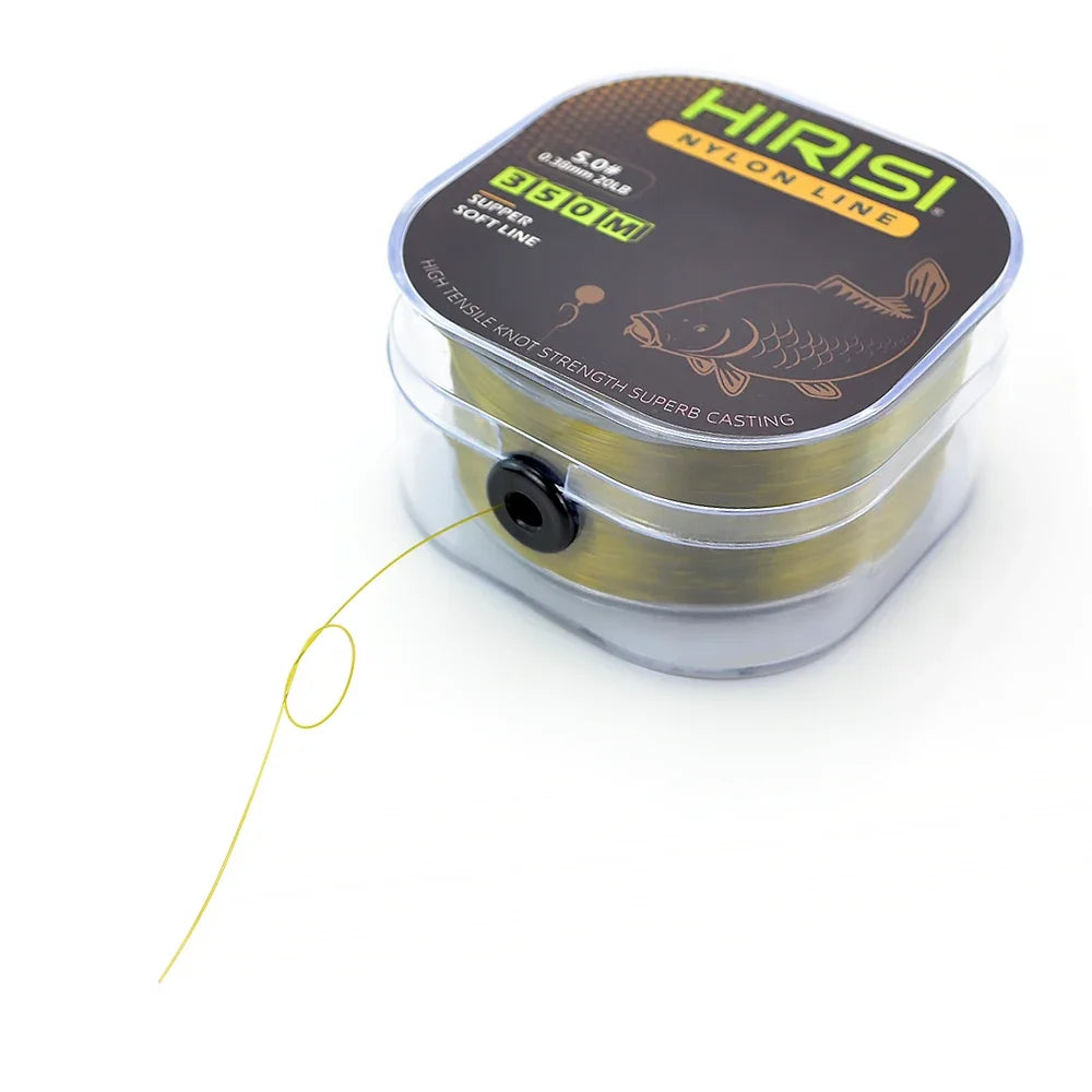 Hirisi 350m Super Strong Fishing Line Japan Monofilament Nylon Carp Fishing Line Fishing Accessories Nylon Line
