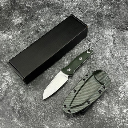 93M Fixed Blade Knife Adventure Jungle Camping Hunting EDC Camping Hiking Knife Cutting Knife Mountaineering Fishing Knife Tool
