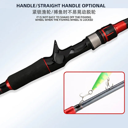 5-25g ML Fishing Lure Rod 2 Section 1.65M 1.8M Casting Spinning Rods Ultralight Carbon Fiber UltraLight Long Casting Pesca