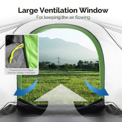 5.5-6ft Pickup Truck Tent for Camping with Reinforced Fiberglass Poles PU2000 Waterproof Rainfly 2 People Easy Setup Good Venti