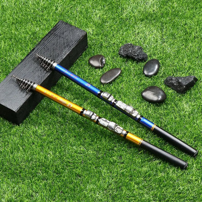 High Quality Sea Pole Carbon Material Telescopic Fishing Rod 1.5m,1.8m,2.1m, 2.4m, 2.7m,3m Telescopic Fishing Rod Spinning Rods