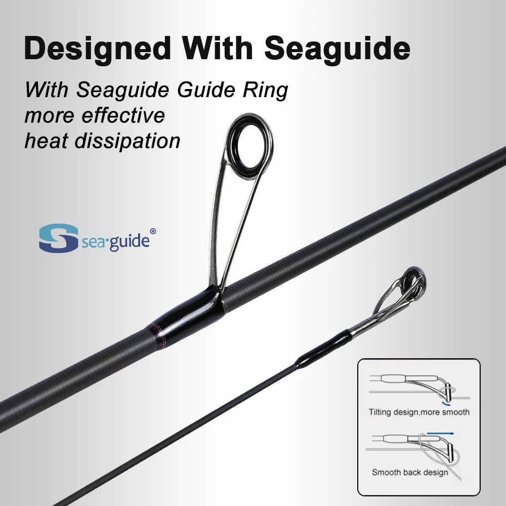 MIFINE MISSILE AJING Fishing Spinning Rods Lure Weight 0.8-7g Length 2.13M/2.28M Solid Tips for Bass Perch,Trout Fishing Rod