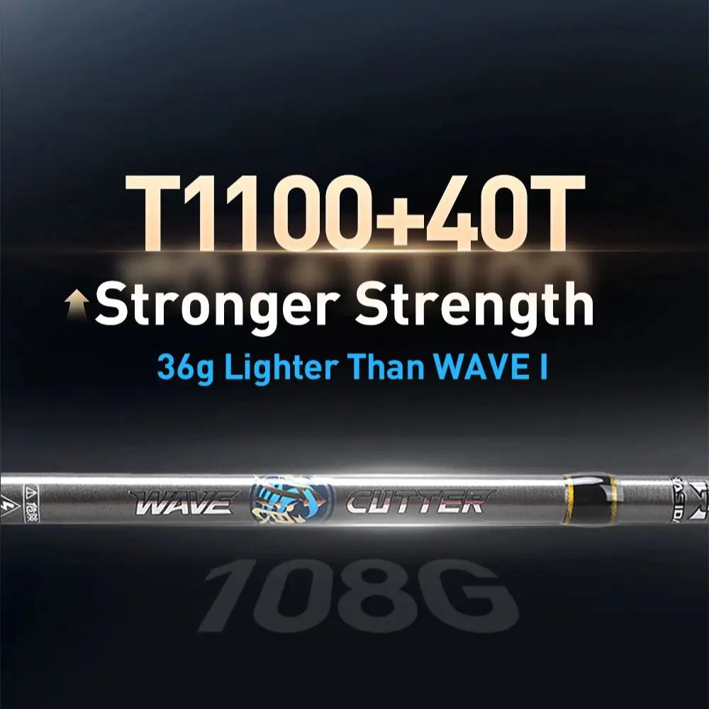 HASIDA Waves II Surf Long Casting Spinning Rod T1100 Carbon Titanium Guides Fast Action for Sea Bass 110m+ Long Casting Distance