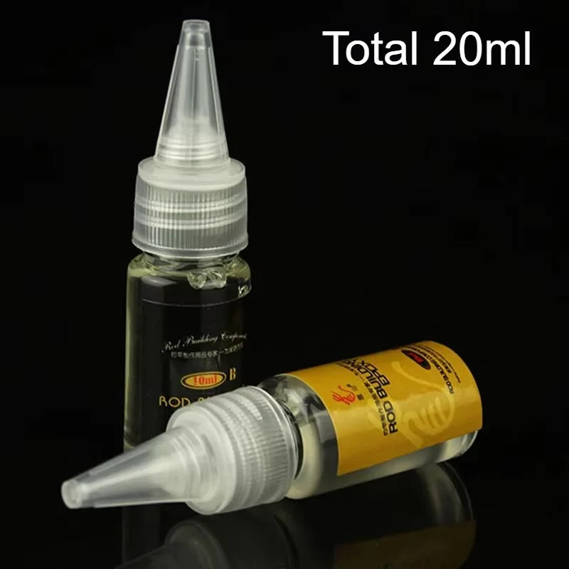 Rod Building Epoxy Set, A&B Glue for Fishing Pole Repair, Waterproof Adhesive for Guide Eye Binding Tool ZORILYNX