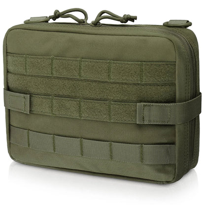 Tactical Molle Pouch Utility Admin Pouch EDC Medical Bag Attachment EDC Pouch Backpack Small Gear Gadget Organizer for Hunting