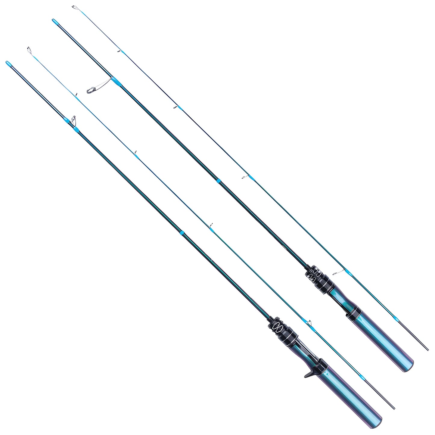 UL Ultra-light Carbon Fiber Lure Fishing Rod Tool for Bass Carp Trout,Spinning / Casting Rod,Solid Tip Small Bait Fishing Pole