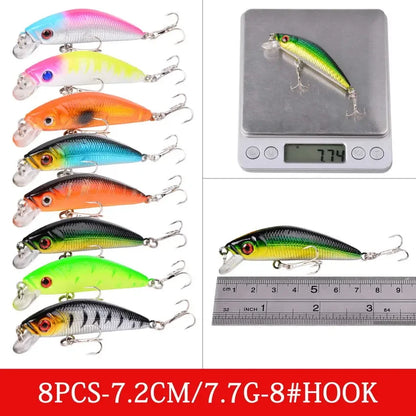 Mixed Fishing Lures Kit Lure Set Wobbler Crankbaits Swimbait Minnow Hard Baits Spiners Carp Fishing Tackle