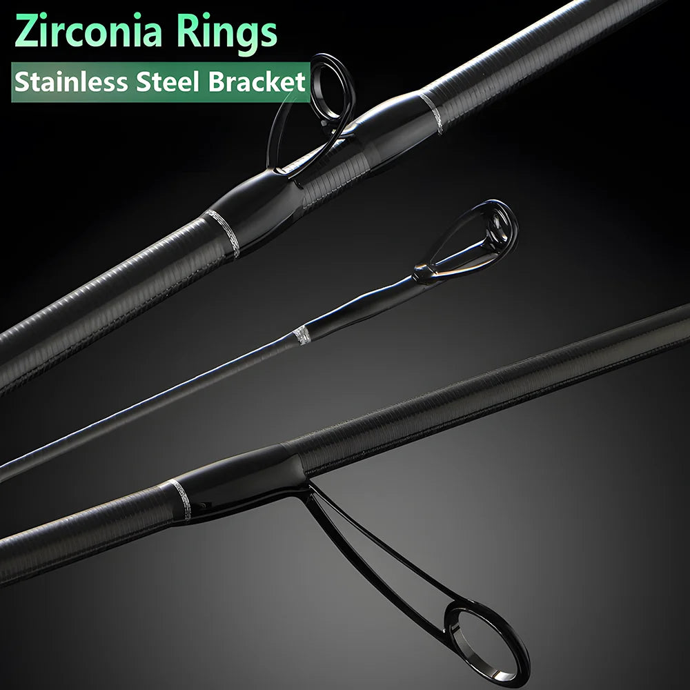 Ultra-light T1100 Carbon Fiber Lure Fishing Rod for Carp Bass Trout,L ML M MH 1.8m 1.98m 2.04m Fishing Pole,Spinning Casting Rod