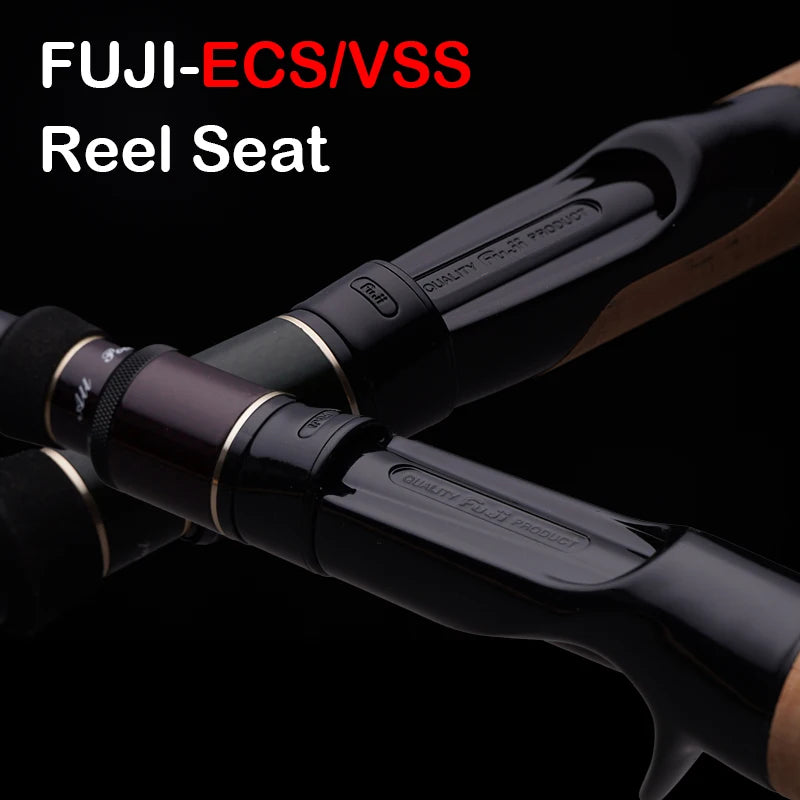 PURELURE AMARO Spinning Rod For Bass High Carbon Long Throwing Fishing Rod In FUJI Accessories, Plus Spinning Reel