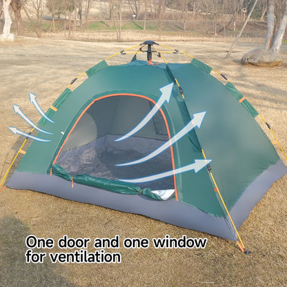 2-3 Person Pop Up Camping Tent | Instant Easy Setup, Waterproof Windproof with Removable Rain Fly & UV Protection | Lightweight