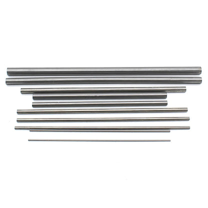 1Pcs Length 200/250/300mm Metal Round Rod Steel Bar Dia 2mm 3mm 4mm 5mm 6mm 7mm 8mm 10mm 12mm DIY Axle Building Model Material