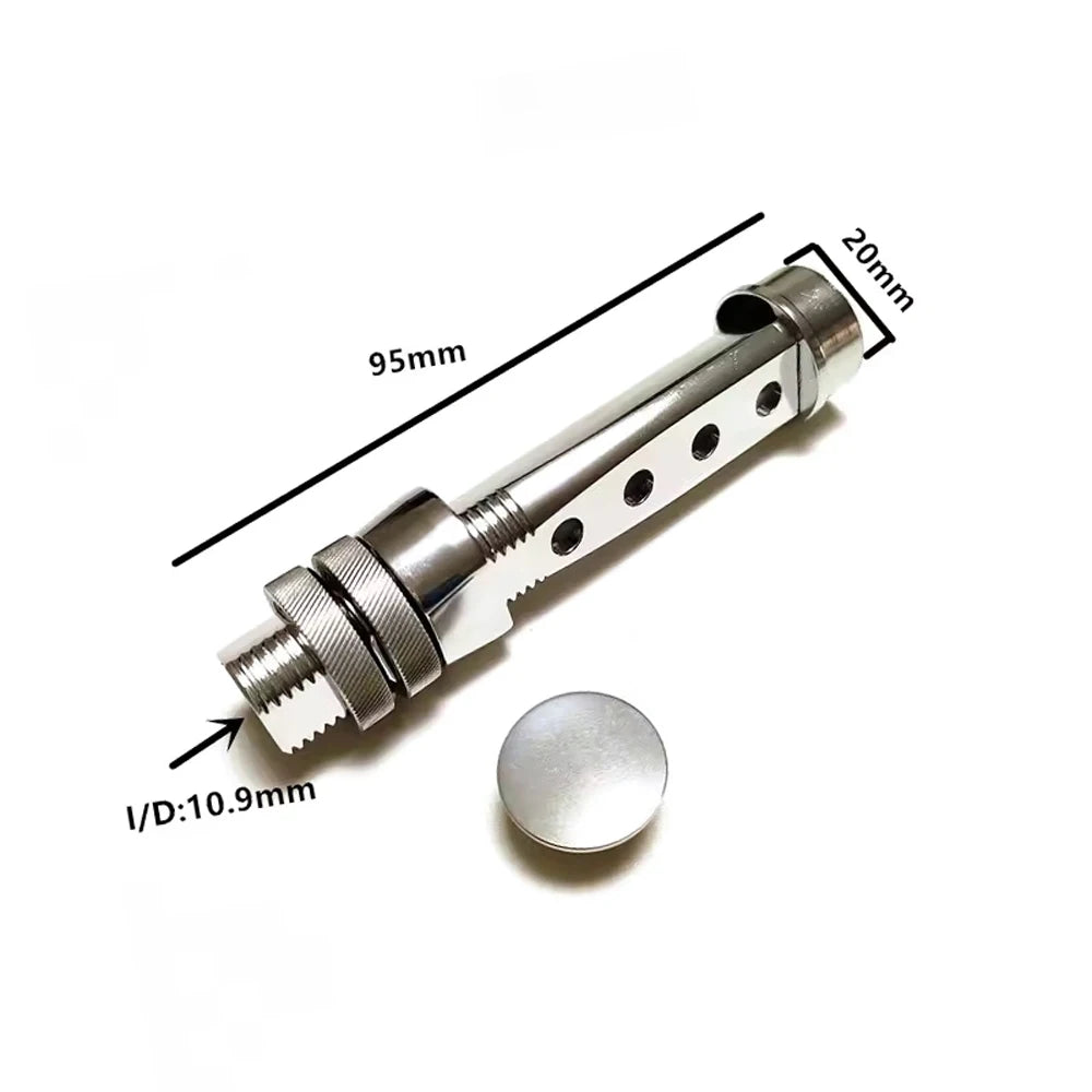 NooNRoo Fly Rod Reel Seat Aluminum Repair Fishing Rod Building Size 16 DIY Triangle Reel Seat