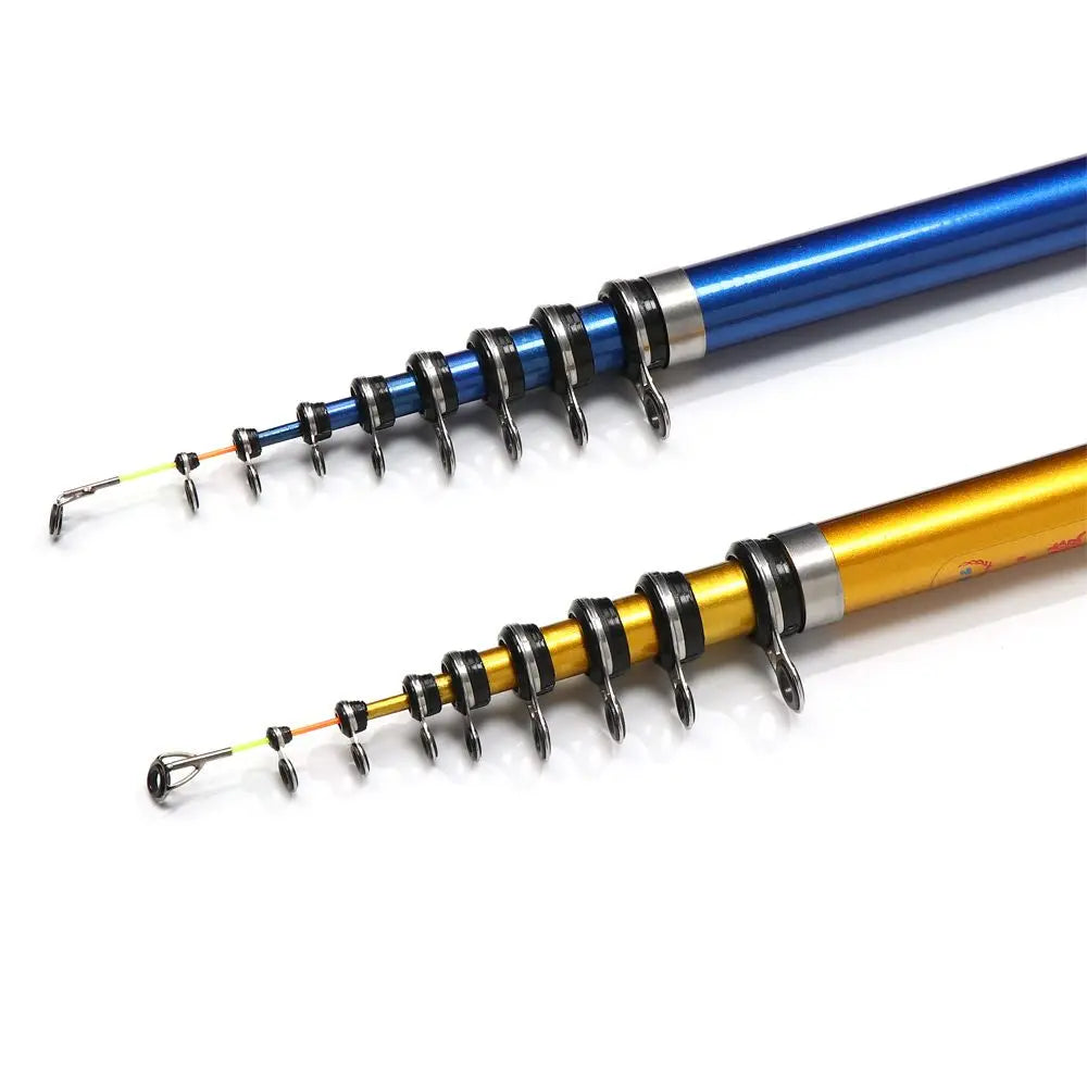 Carbon Material Sea Pole Fishing Rod Quality Telescopic fishing rod  Quality Spinning Rods 1.5m,1.8m 2.1m 2.4m  2.7m 3m