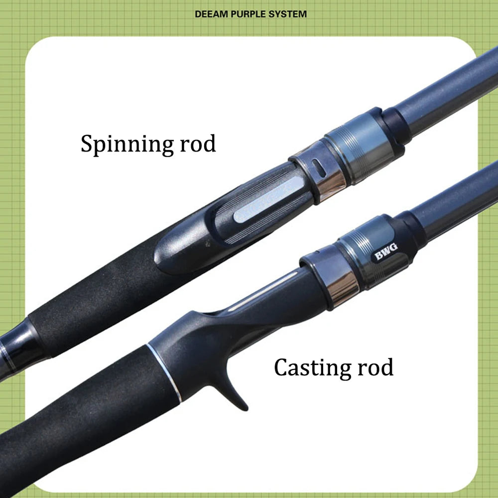 SIECHI Telescopic Fishing Rod 24T Carbon Fiber 1.8M-3.0M Travel Spinning Rods Lure Weight 3-18g 6-27g Solid Tip Rods
