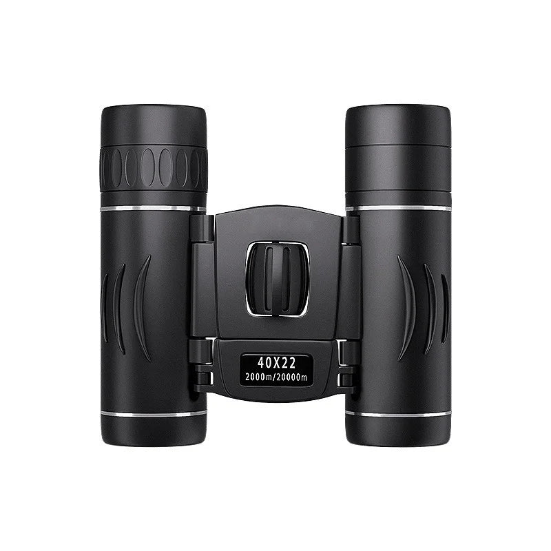 40x22 HD Binoculars with BAK4 FMC Folding Mini Telescopic Sight for 2000M Long Range Ideal for Hunting Sports Camping & Travel
