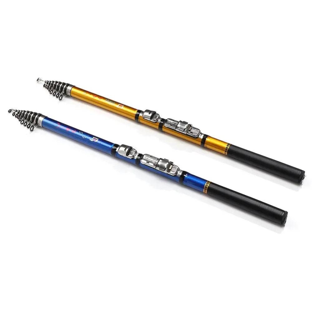High Quality Sea Pole Carbon Material Telescopic Fishing Rod 1.5m,1.8m,2.1m, 2.4m, 2.7m,3m Telescopic Fishing Rod Spinning Rods