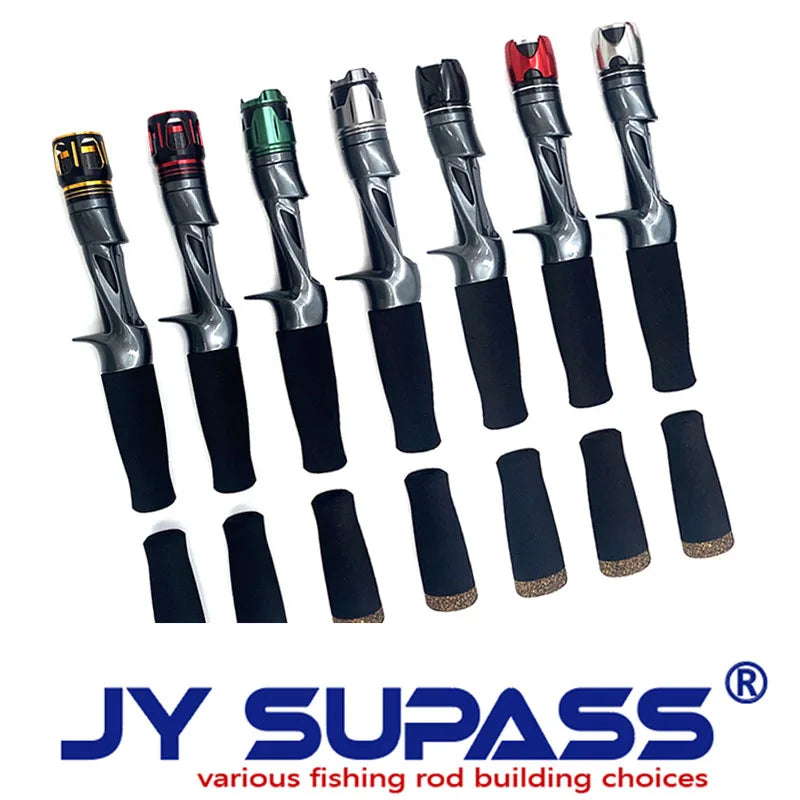 JY SUPASS YCS fishing rod building kit Reel Seat Locking Nut EVA Cork Grip Use To DIY Fish Rod Building and Repair