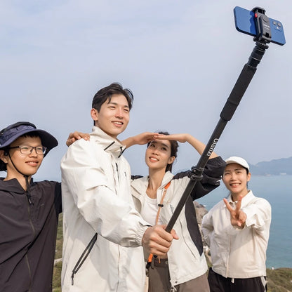 Ulanzi TT35 Monopod Trekking Pole Selfie with Quick Release Adjustable Ball Head for Outdoor Hiking Photography