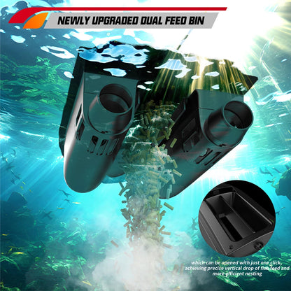 800m GPS Fishing Bait Boat 9 Fishing Grounds 180 Points Bait Boat 6.6lbs Loading Support Automatic Cruise/Route Correction