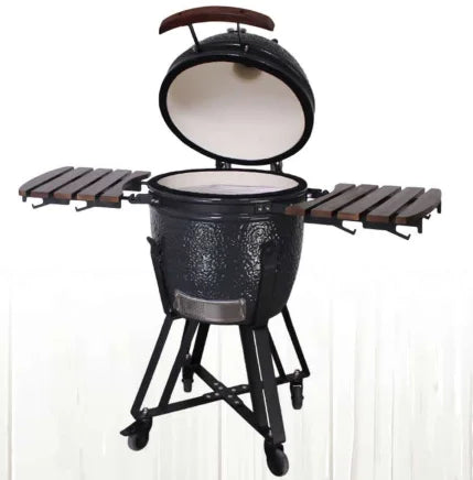 STLFHeying 26 Inch extra Large Ceramic Grill Outdoor Bbq Kamado Roast Chicken Pizza Meat Super-insulated Kmado